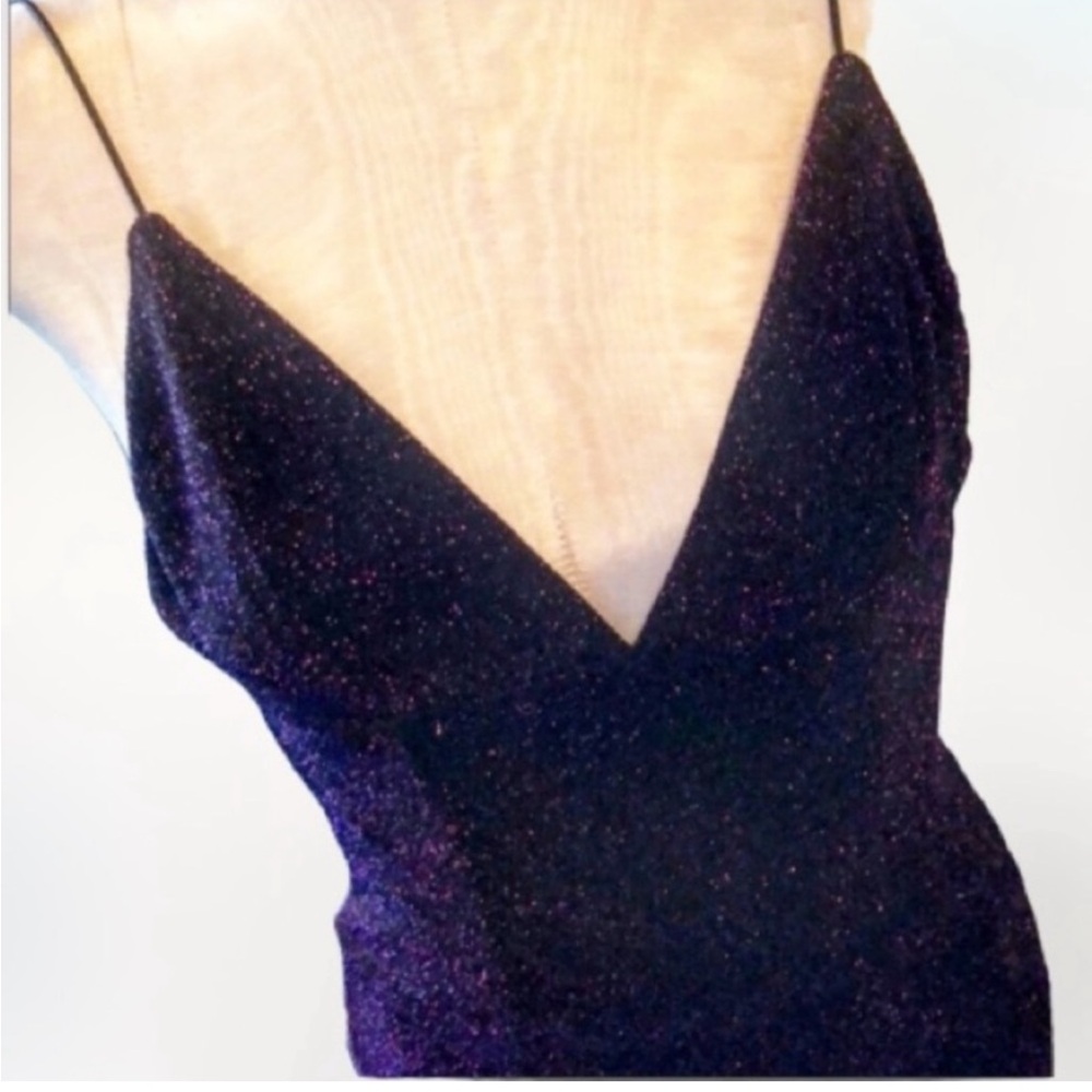 Bling!  purple dressy mini dress NWOT size small